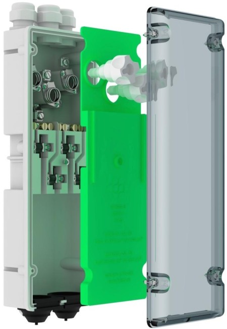 Вводный щиток ЩСКО-43 (с тремя предохранителями)