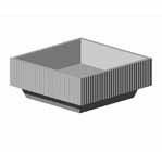 Цветочница бетонная ЦК-1-1