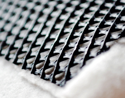 Дренажный геокомпозит Q DRAIN ZW 8 10T (рулон 2x40м)