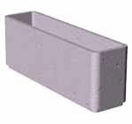 Цветочница бетонная ЦК-1-2