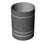 Бетонная уличная урна МС-600 асбестовая