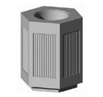 Бетонная уличная урна УБ-6 (485х420х650 мм)