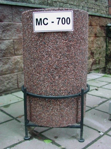 Бетонная уличная урна МС-700 (400х650 мм)