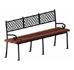 Уличная парковая скамейка (лавочка) СК-22