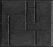 Тротуарная плитка из полимер-песчаного композита - черная (в 1м2 - 9шт)