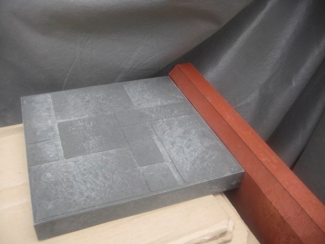 Бортовой камень (бордюр) из полимерно-песчаного композита - красный (1пм. - 2 шт)*