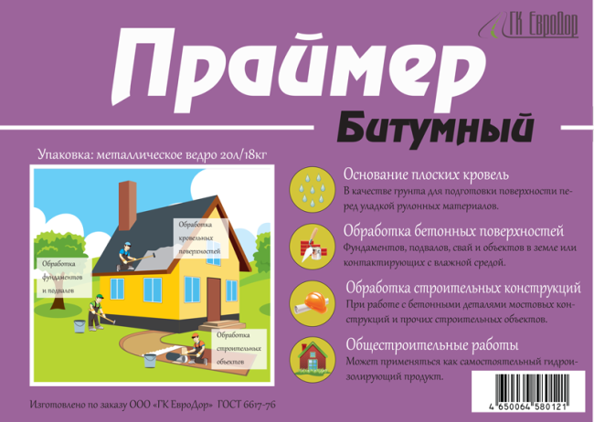 Праймер битумный Праймер битумный