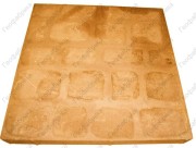 Тротуарная плитка Квадратиш-50 песчаная (на поддоне 52шт)